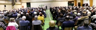 Salle comble, mais pas d'annonce choc pour les voeux d'Hubert Brigand qui mise sur la continuité ! 